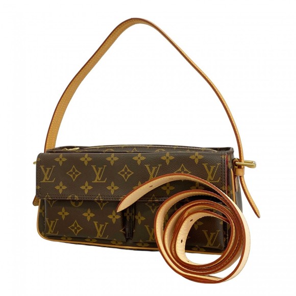 LOUIS VUITTON Brown Monogram Shoulder Bag - Picture 1 of 12